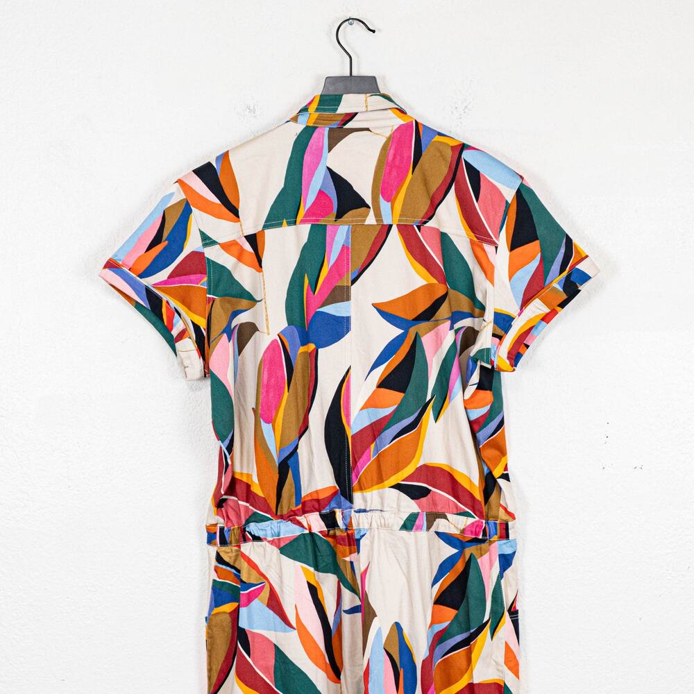 Mixed by Nasrin Classic Jumpsuit in abstract tropical print TXXXL - Picture 10 of 12